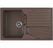 Кухонная мойка GreenStone GRS-19 шоколад GRS-19-345