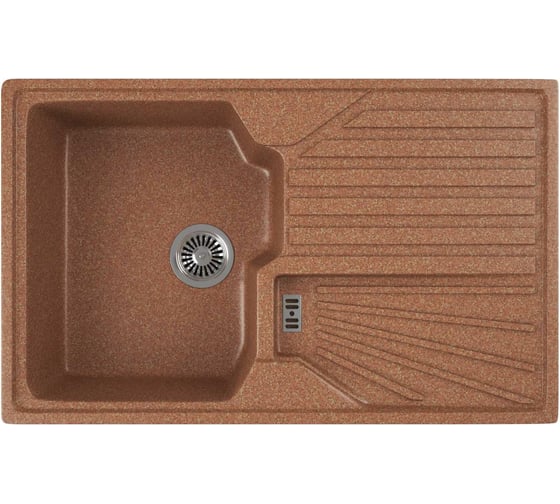 Кухонная мойка GreenStone GRS-19 терракотовый GRS-19-307 1
