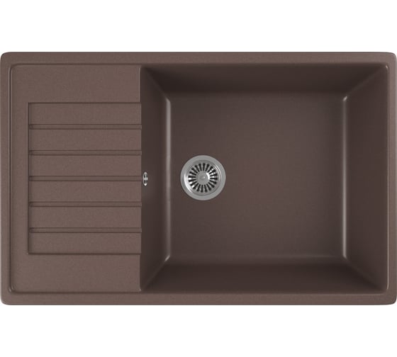 Кухонная мойка GreenStone GRS-78L шоколад GRS-78L-345