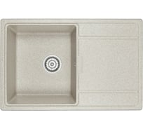 Кухонная мойка GRANULA кварцевая, антик, оборачиваемая, 780x500 мм., GR-7804 антик