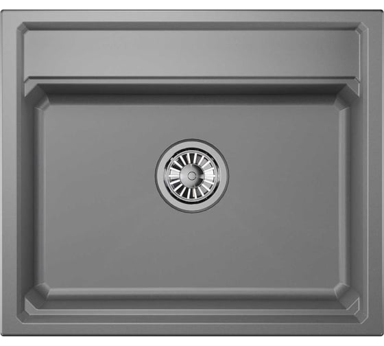 Кухонная мойка из кварца GRANULA KS-6003 АЛЮМИНИУМ