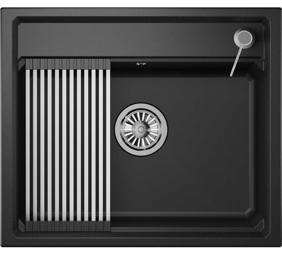 Кухонная мойка из кварца GRANULA KS-6003 ЧЕРНЫЙ