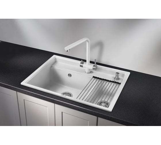 Кухонная мойка GRANULA KS-7302 АРКТИК