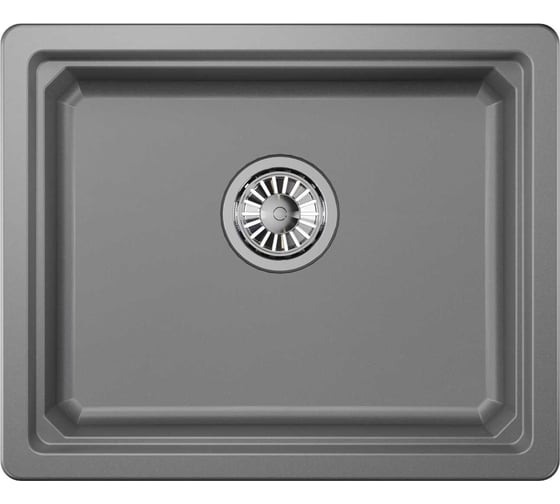 Кухонная мойка из кварца GRANULA KS-5501U АЛЮМИНИУМ