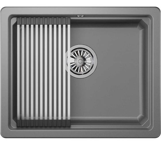 Кухонная мойка из кварца GRANULA KS-5501U АЛЮМИНИУМ