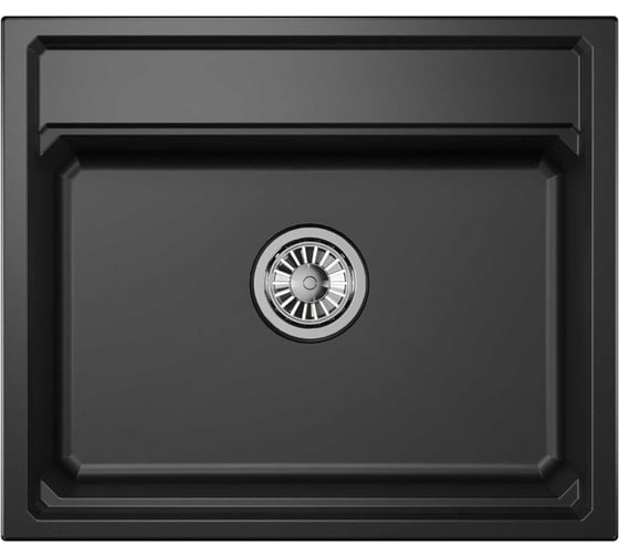 Мойка для кухни GRANULA из кварца (чёрный металлик) KS-6003, ШВАРЦ