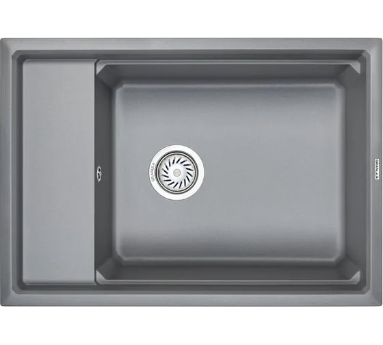 Кухонная мойка GRANULA KS-7305 АЛЮМИНИУМ