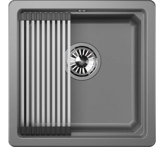 Кухонная мойка GRANULA KS-4501U АЛЮМИНИУМ
