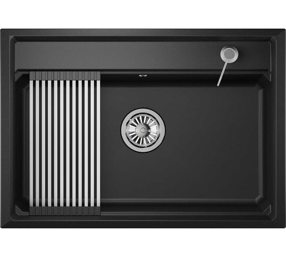 Кухонная мойка из кварца GRANULA KS-7301 ЧЕРНЫЙ