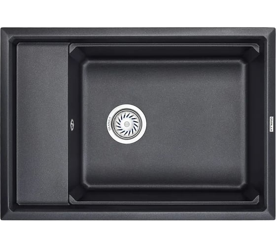 Кухонная мойка GRANULA KS-7305 ШВАРЦ 1