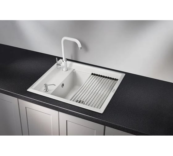 Кухонная мойка GRANULA KS-6004 АРКТИК