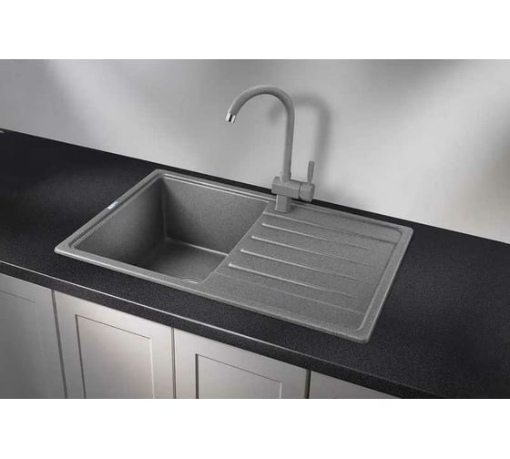 Кухонная мойка GRANULA из кварца ST-7602 графит