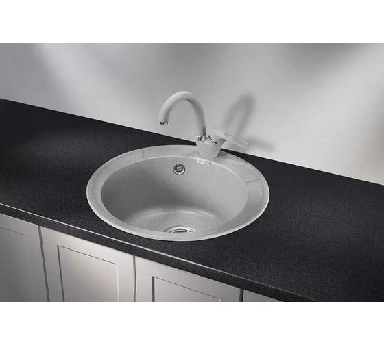 Кухонная мойка из кварца GRANULA Standart ST-4802 базальт