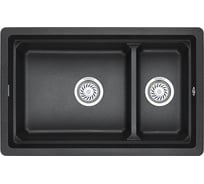 Кварцевая мойка для кухни GRANULA KS- 7304U, ЧЁРНЫЙ