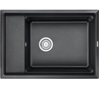 Кварцевая мойка для кухни GRANULA KS- 7305, ЧЁРНЫЙ