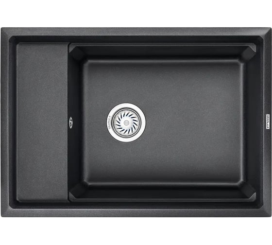 Кухонная мойка GRANULA KS-7305 ЧЕРНЫЙ