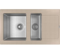 Мойка для кухни Florentina Комби 860K песочный 21.410.D0860.107