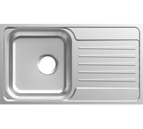 Мойка IDDIS Sound нержавеющая сталь, шелк, с крылом, 780x440x180 SND78SDi77