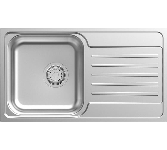 Мойка IDDIS Sound нержавеющая сталь, шелк, с крылом, 780x440x180 SND78SDi77