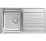 Мойка IDDIS Sound нержавеющая сталь, шелк, с крылом, 780x440x180 SND78SDi77 1