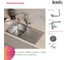 Мойка IDDIS Sound нержавеющая сталь, шелк, с крылом, 780x440x180 SND78SDi77 3