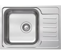 Мойка IDDIS Sound нержавеющая сталь, шелк, с крылом, 605x440x180 SND60SDi77
