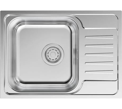 Мойка IDDIS Sound нержавеющая сталь, шелк, с крылом, 605x440x180 SND60SDi77