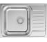 Мойка IDDIS Sound нержавеющая сталь, шелк, с крылом, 605x440x180 SND60SDi77 1