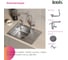 Мойка IDDIS Sound нержавеющая сталь, шелк, с крылом, 605x440x180 SND60SDi77 3