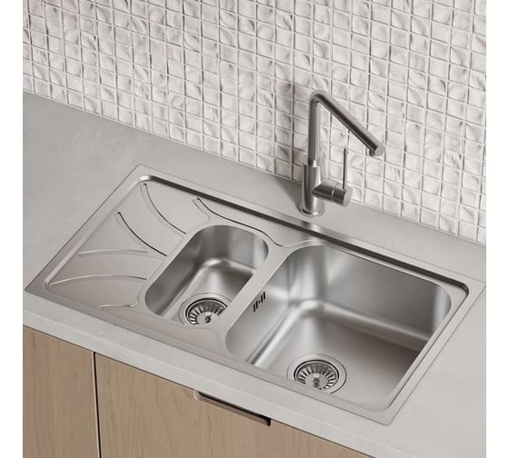 Мойка IDDIS Arro S нержавеющая сталь, шелк, 1 1/2, 780x440 ARR78S1i77