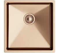 Кухонная мойка TOPZERO нержавеющая сталь, медь TNL 400 GOLD ROSE