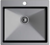 Кухонная мойка TOPZERO нержавеющая сталь, титан TNL550.505 TITAN