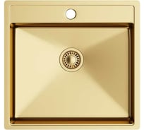 Кухонная мойка TOPZERO нержавеющая сталь, золото TNL540 GOLD