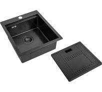 Мойка для кухни ZorG с накладкой ZM N-4552 GRAFIT
