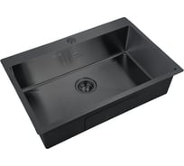 Мойка для кухни ZorG STEEL HAMMER SH 7551 GRAFIT