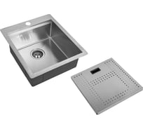 Мойка для кухни ZorG с накладкой ZM N-4552