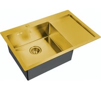 Мойка для кухни ZorG STEEL HAMMER SH 7851-L BRONZE