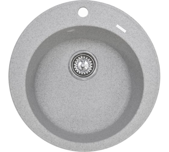Мойка-мраморная KAISER круглая Ф510 Grey цв.310 KMM-510 G 1