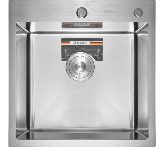 Комплект кухонная мойка со смесителем GERHANS из нержавеющей стали K35050/K4399A-9