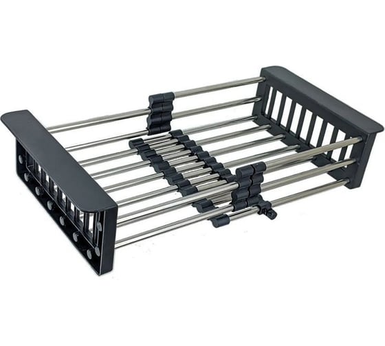 Комплект кухонная мойка из нержавеющей стали WISENT ws34444b (44x44 см) с коландером WS34444B/WGER019B/W302644B