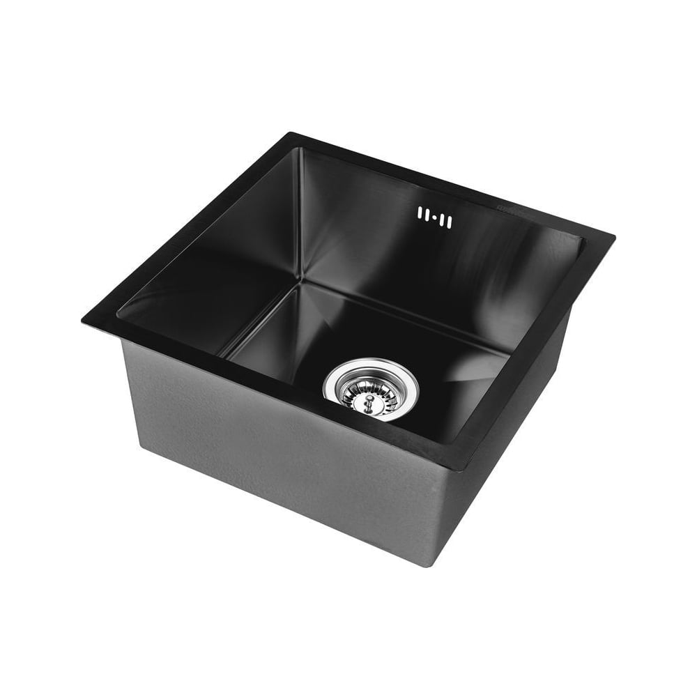 Кухонная мойка WISENT из нержавеющей стали, 44x44 см WS34444B/WGER010 ...