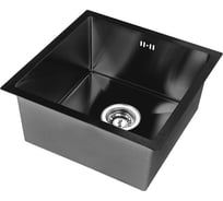 Кухонная мойка из нержавеющей стали WISENT ws34444b (44x44 см) WS34444B/WGER019B