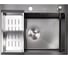 Мойка с дозатором AVINA 7048 black 2