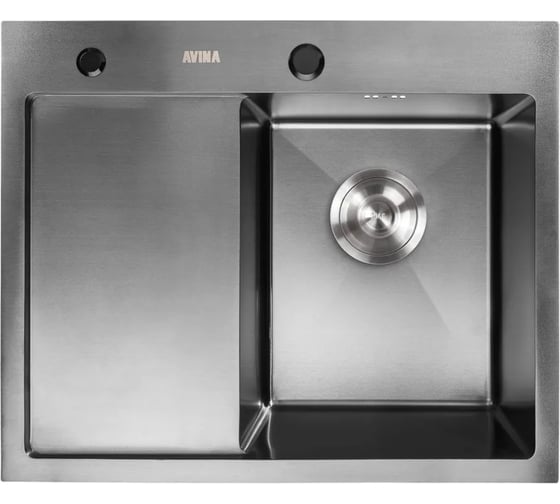 Мойка с дозатором AVINA 5848 R black