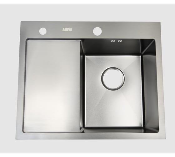 Мойка с дозатором AVINA 5848 R black