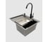 Мойка с дозатором AVINA 5848 R black 3