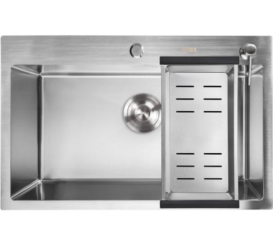 Мойка с дозатором AVINA 7048 satin