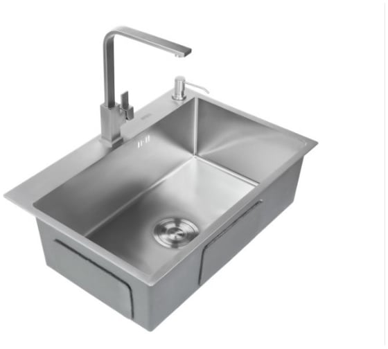 Мойка с дозатором AVINA 7048 satin