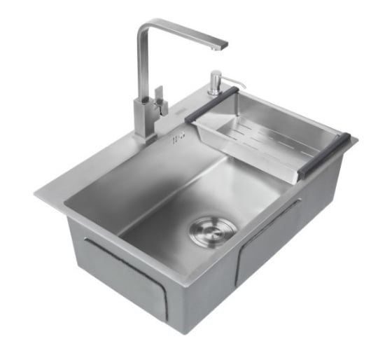 Мойка с дозатором AVINA 7048 satin