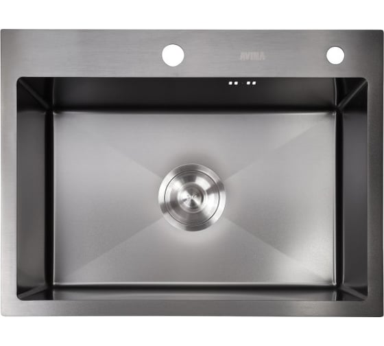 Мойка с дозатором AVINA 6048 black 1